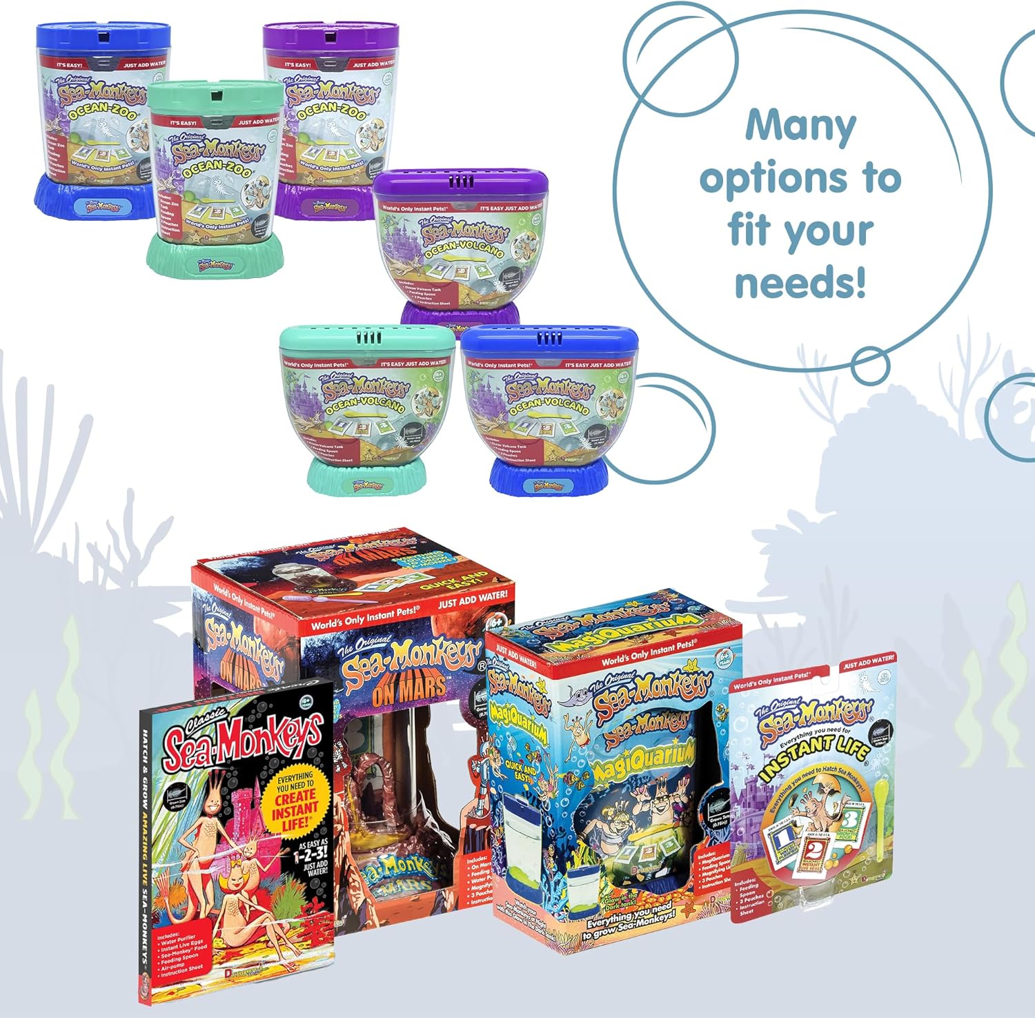Sea-Monkeys? Instant Life - World-s Only Instant Pets? - Ages 6+ (Pack of 1) - Image 4