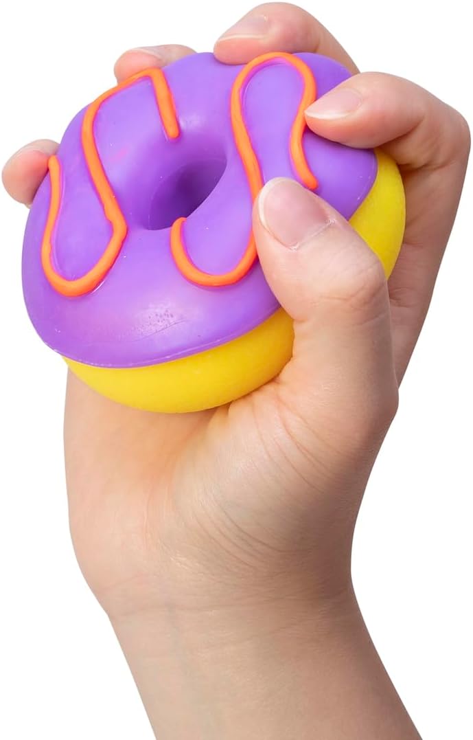 Schylling NeeDoh Dohnuts - Sensory Fidget Toy - Assorted Colors - Ages 3 to Adult (Pack of 1) - Image 2